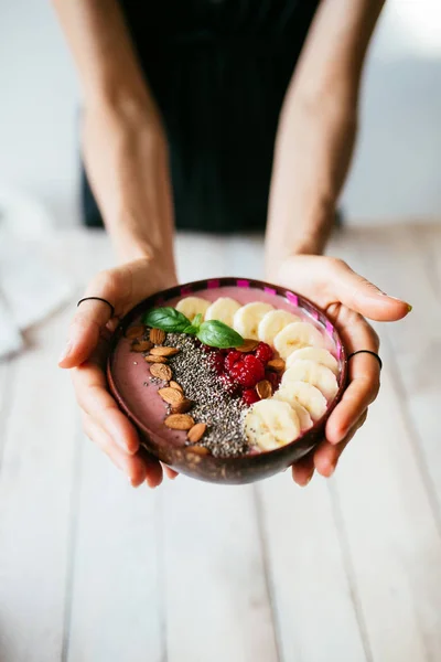  sağlıklı gıda, mutfağı, organik, Mısır gevreği, berry smoothies, yulaf ezmesi