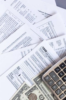 Bize vergi Forms.Tax arka plan oluşturur. Vergisi kapanışı kavramı.