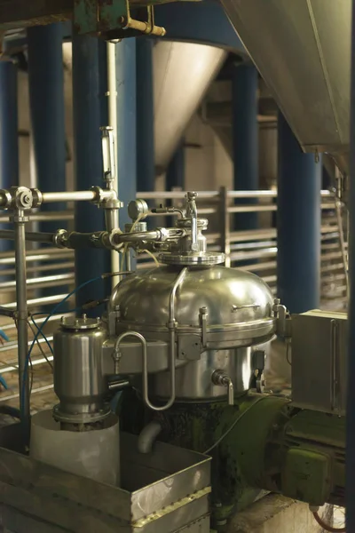 Brewing mechanisms consisting of pipes and gauges — Stock Photo, Image