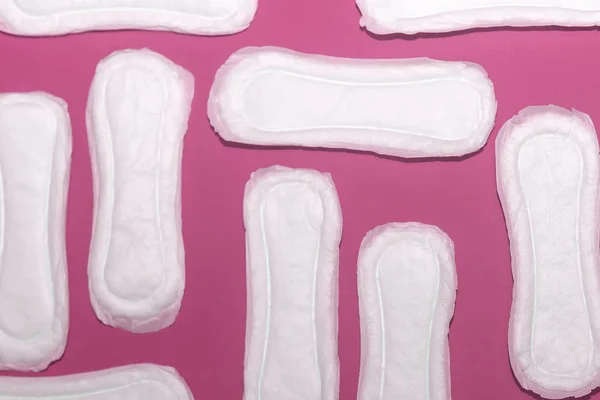 Menstrual concept. Menstrual pads for women. — Stock Photo, Image