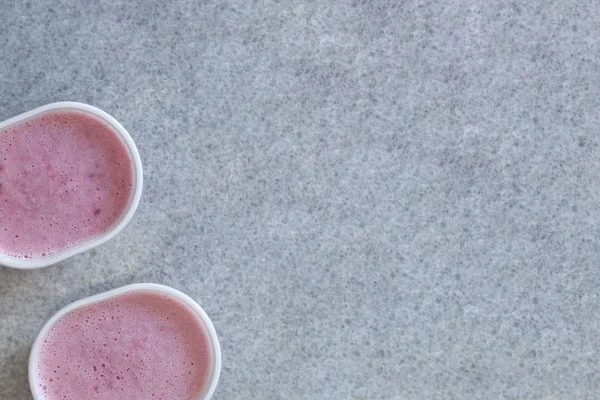 Yoghurt buatan sendiri. Makanan penutup yang sehat dan manis — Stok Foto