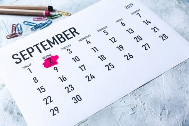 İş veya Işgücü günü 2019