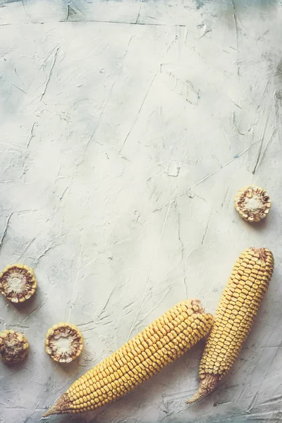 Sweet corns background with copy space for text — Stock Photo, Image