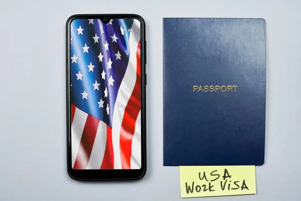 EUA suspender temporariamente o visto de trabalho — Fotografia de Stock