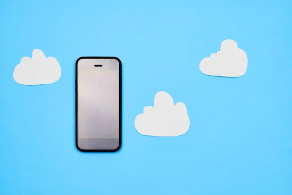 Konzept für mobile Cloud-Dienste — Stockfoto