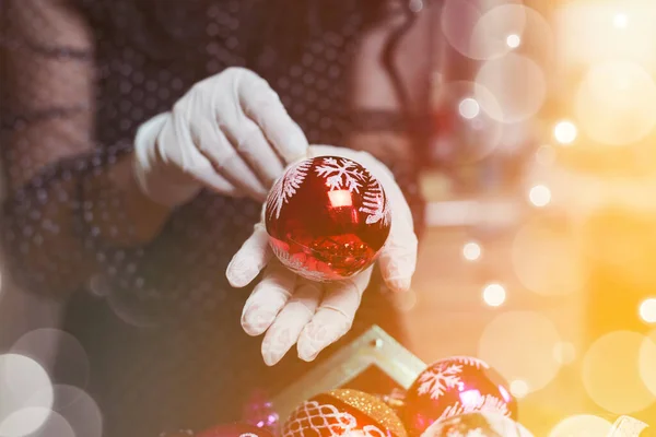 Weihnachten in Quarantäne feiern — Stockfoto