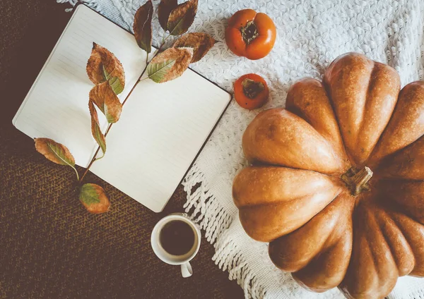 Autumn moody breakfast — Stock Photo, Image