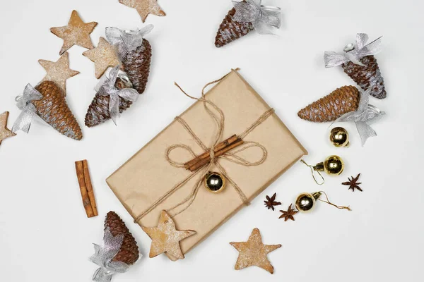 Preparación de regalos de Navidad — Foto de Stock