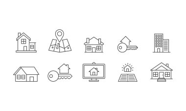 Emlak Simgesi Resim Şablonu