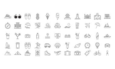 Tatil Satırı Sanat Şablonu