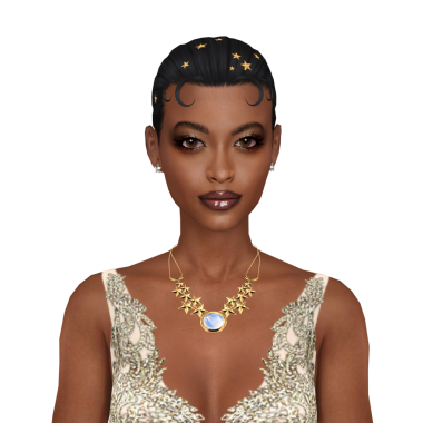 Güzel, genç bir Afrikalı kadın, sosyetik bir tarzı olan, parti elbisesi giyen, kendine güvenen, izole edilmiş bir portresi olan bir dansçı kız.