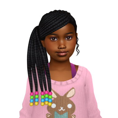 Pembe, izole bir portre giyen, uzun saçlı, güzel, siyah tenli bir kız.