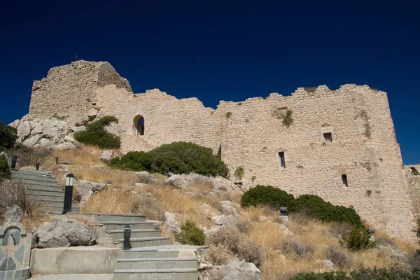 Kastelos Old Fort Rhodes, Griekenland — Stockfoto