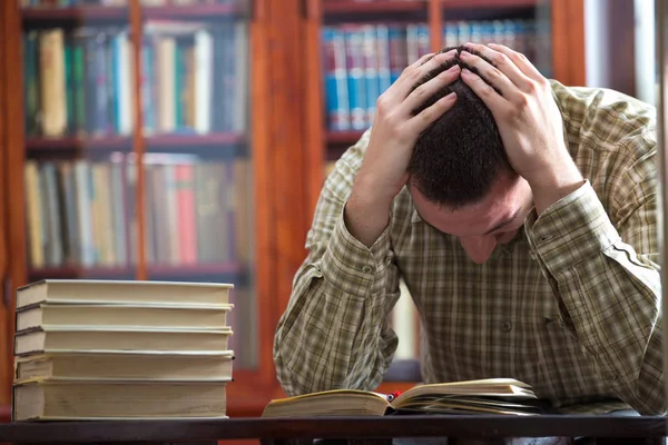 Prüfungsstress für Studenten Stockbild