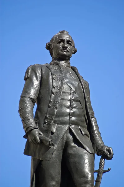 Historic Statue British Hero Clive India Major General Robert Clive — Stock Photo, Image