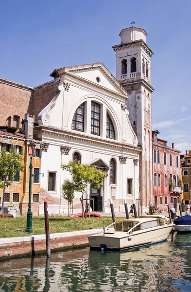 Die Den Heiligen Gervasio Und Protasio Geweihte Kirche Venedig Einem — Stockfoto