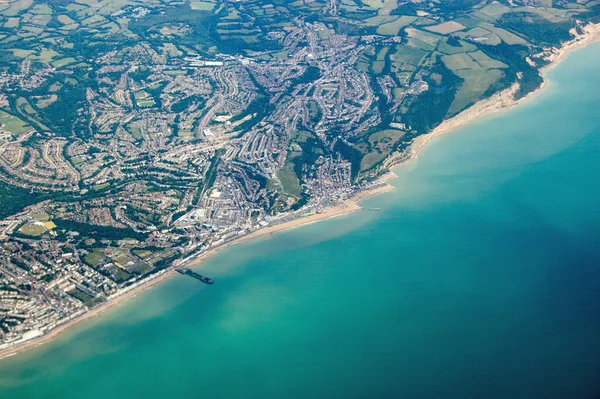 View Seaside Town Historic Battle Site Hastings East Sussex England — Stock Photo, Image