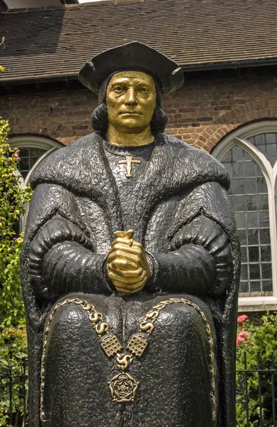 Estatua Bronce Del Político Tudor Considerada Por Los Católicos Como — Foto de Stock
