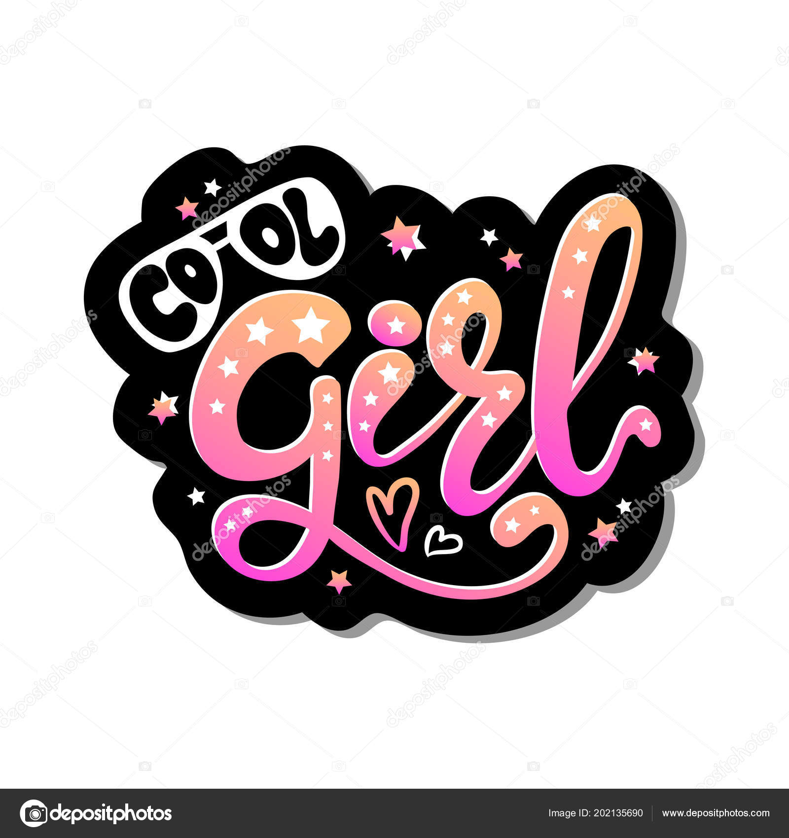 Illustration Cool Girl Text Boys Clothes Royal Badge Tag Icon Stock Vector  by ©ol-bratolyubova.mail.ru 202135690, image size:1600x1700