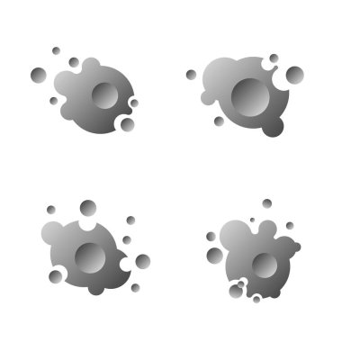 Trendy soyut, canlı simgesi, öğe logosu