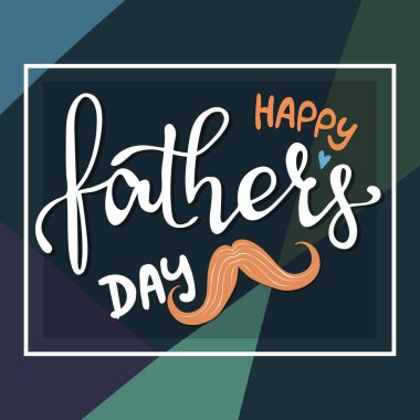 Babalar günü tebrik kartı mutlu babalar günü yazı el ile