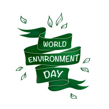 Yaratıcı posteri veya başlığı dünya çevre günü. Vektör