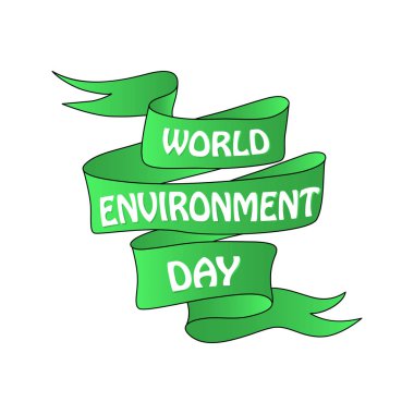 Yaratıcı posteri veya başlığı dünya çevre günü. Vektör