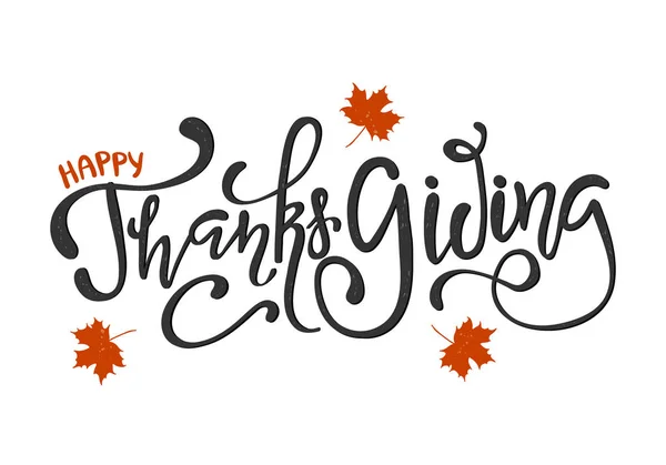 Vektorillustration Grattis Thanksgiving Day Typografi Vektor Design För Gratulationskort Och — Stock vektor