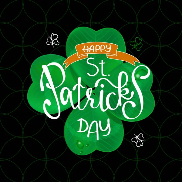 Heureux logotype Saint-Patrick . — Image vectorielle