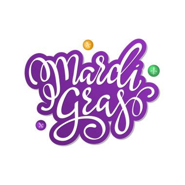 Mutlu Mardi Gras tebrik kartı