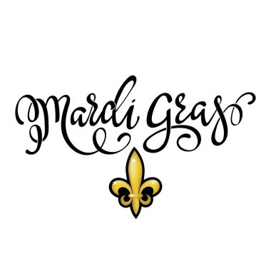 Mutlu Mardi Gras tebrik kartı