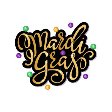 Mutlu Mardi Gras tebrik kartı