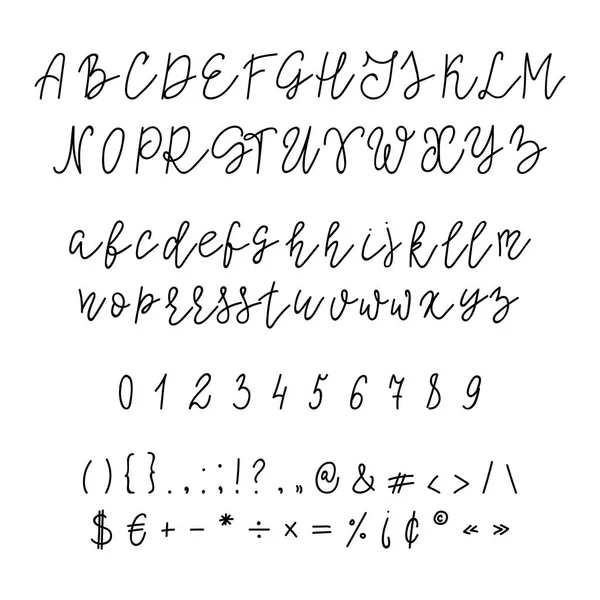 Handgeschriebene Kalligraphie-Schrift. — Stockvektor