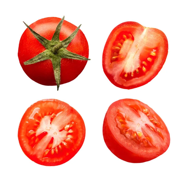 Layout criativo feito de tomate — Fotografia de Stock