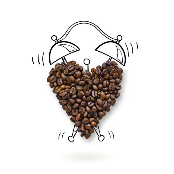 Kawa serca — Zdjęcie stockowe