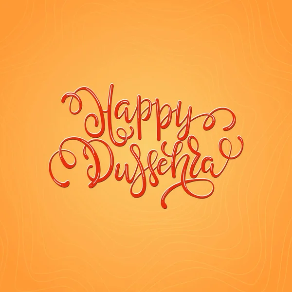 Mutlu Dussehra mektupları. Dussehra Kaligrafi Posteri Tasarımı. 