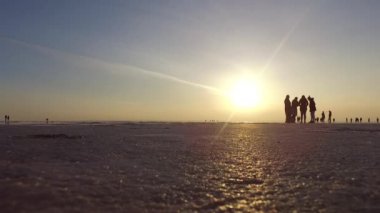 Gölde Gün batımı Doğa 