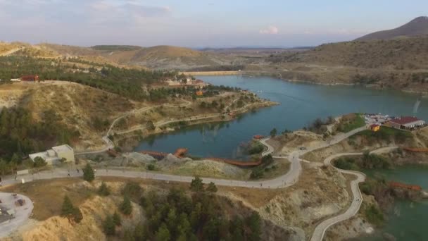 paysage aérien voyage sille barrage à konya 