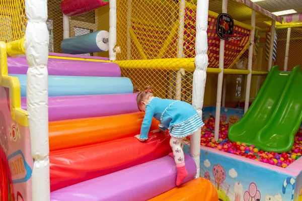 Cute Baby Playing Playground — Stock Photo, Image