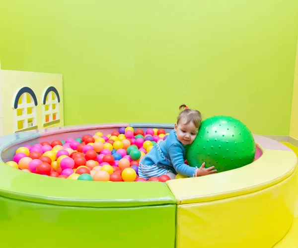 Cute Baby Playing Playground — Stock Photo, Image