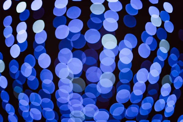 Abstrakte Blaue Bokeh Lichter Hintergrund — Stockfoto