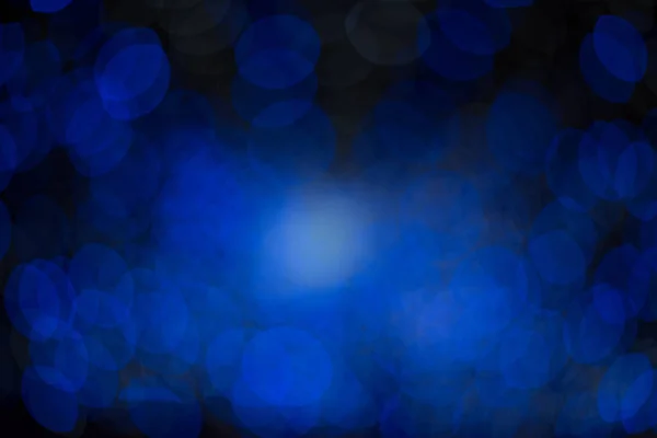 Abstrakte Blaue Bokeh Lichter Hintergrund — Stockfoto