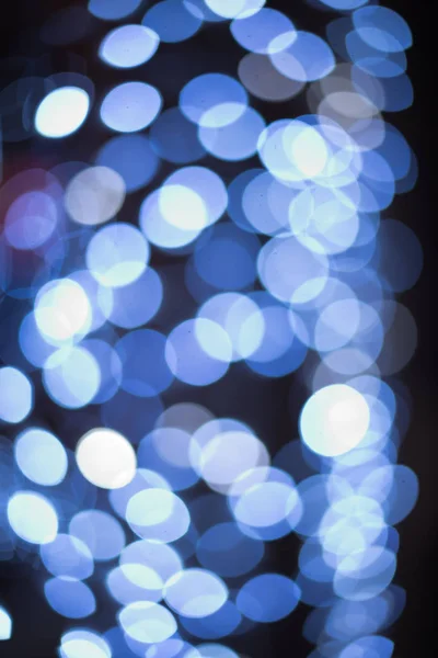 Abstrakte Blaue Bokeh Lichter Hintergrund — Stockfoto
