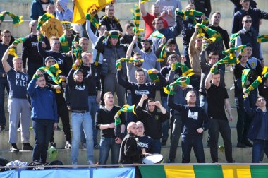 Chortkiv - Ternopil - Ukrayna - 8 Nisan 2017. Futbol kulübü 