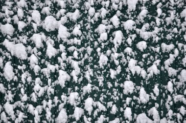 Kar kar fırtınası sırasında oluşan bir arka plan yapısal görüntü