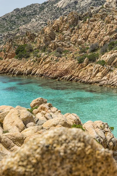 Paisaje Verano Con Una Las Más Playas Europa Maddalena Archipel — Foto de Stock