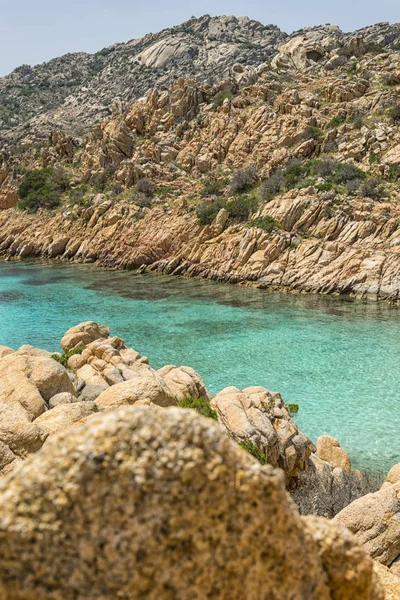 Paisaje Verano Con Una Las Más Playas Europa Maddalena Archipel — Foto de Stock