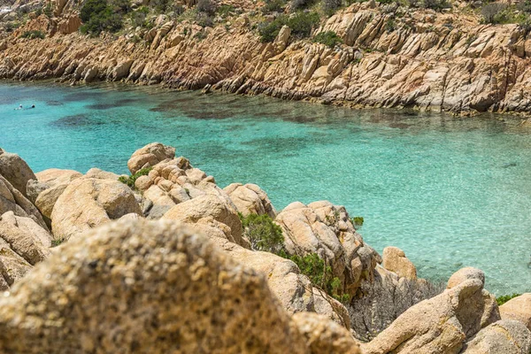 Paisaje Verano Con Una Las Más Playas Europa Maddalena Archipel — Foto de Stock