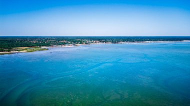 Andernos, Fransa 'daki güzel deniz manzarası