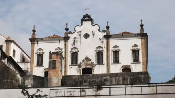 Rio Janeiro Brazília Május 2016 Alacsony Szög Külső Kolostor Szent — Stock videók